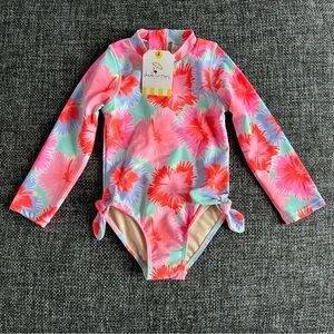 NWT Shade Critters Girls Rash Guard Swimsuit Size 3T